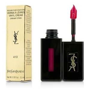Yves Saint Laurent Rouge Pur Couture Vernis A Levres Vinyl Cream Lipgloss 410 Fuchsia Live Cream Lipstain 5.5ml