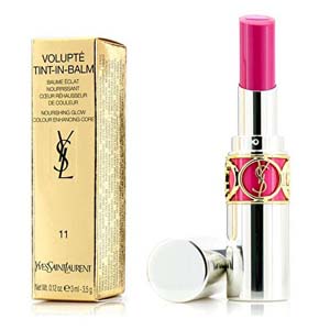 Yves Saint Laurent Volupte Tint-In-Balm Lipstick 11 Play Me Fuchsia Nourishing Glow Colour Enhancing Core 3ml