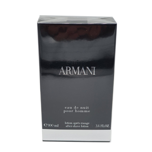Giorgio Armani Eau De Nuit Pour Homme Aftershave Lotion 100ml